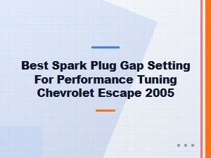 Unlocking Peak Performance with Spark Plug Gap Settings